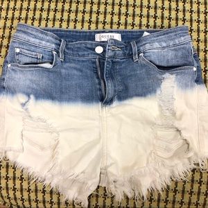Guess ombré tie dye shorts
